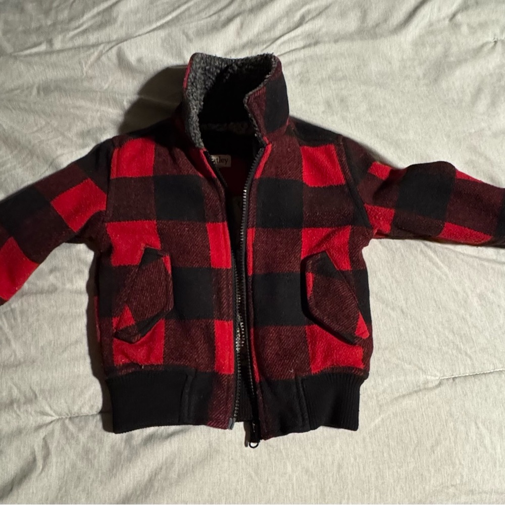 Hatley Red and Black Plaid Jacket